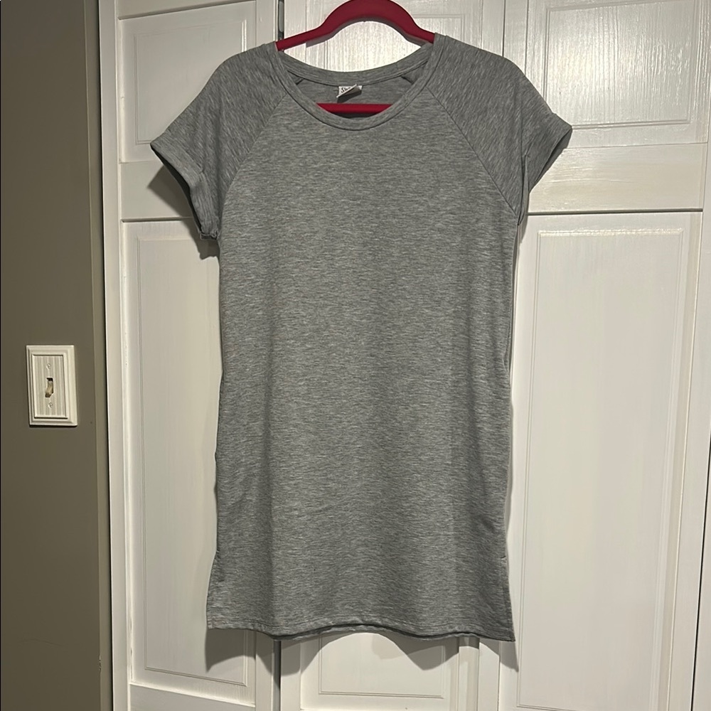 Women’s Gray Tee Style Dress
